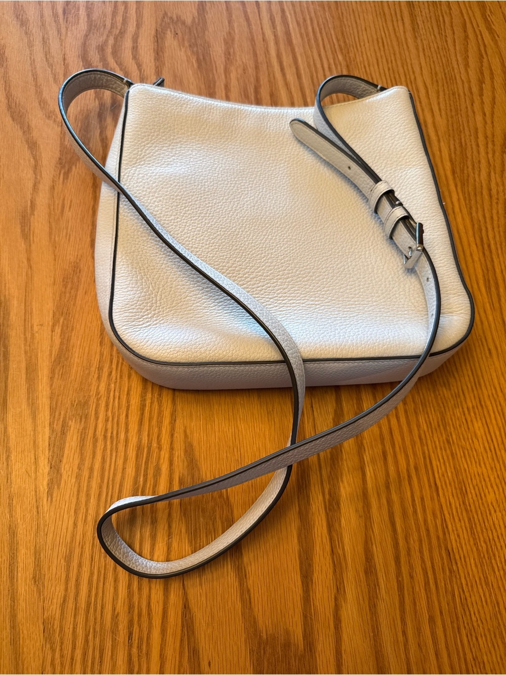 Kate Spade White Pebbled Leather Crossbody Bag - Picture 2 of 6